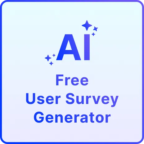 Free AI User Survey Generator, Free Survey Maker Online Free AI User Survey Generator, Free Survey Maker Online